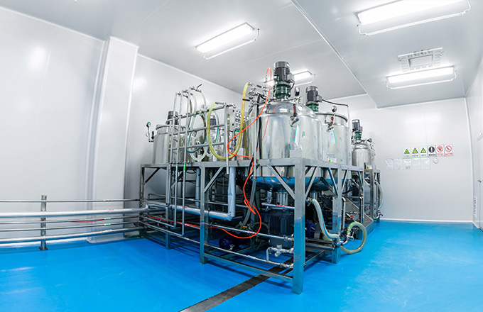 Our clean emulsifying room